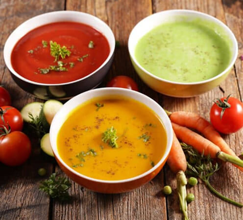 Thickeners, modified starches, and bases for soups and prepared meals